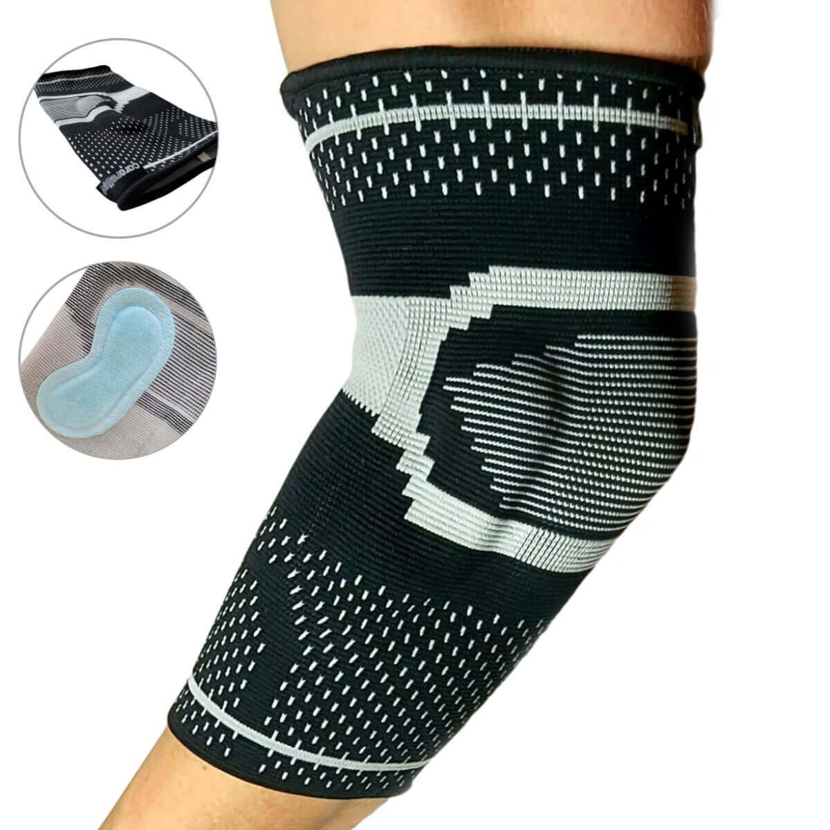 Bestil albuebandage med kompression og gel støtte epi AB31, der giver støtte til albuen ved overbelastning, tennis, padel og i hverdagen. Bestil din albuestøtte online. Køb elastibind til albue AB31 epi på carerelief.dk.