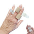 Fingerstrop med velcro og skum - 2 stk - FB16 Care - blød finger bandage til sport og hverdag