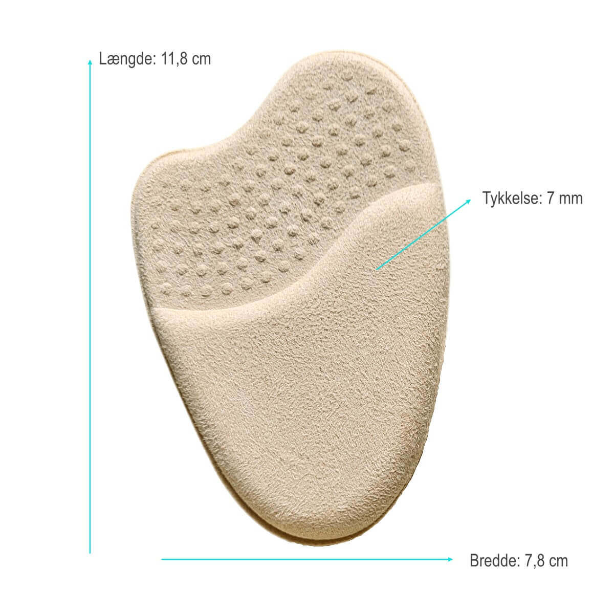 Ondt i forfoden fra nedsunken forfod? Stødabsorberende indlæg med skum lindrer smerter under tæer og trædepude. Køb 1 par støddæmpende forfodsindlæg med skum hos Carerelief.dk.