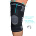 Knæbandage mod overbelastning, forvridning og alle knæskader - KN15 PRO fra Carerelief - S, M, L og XL.