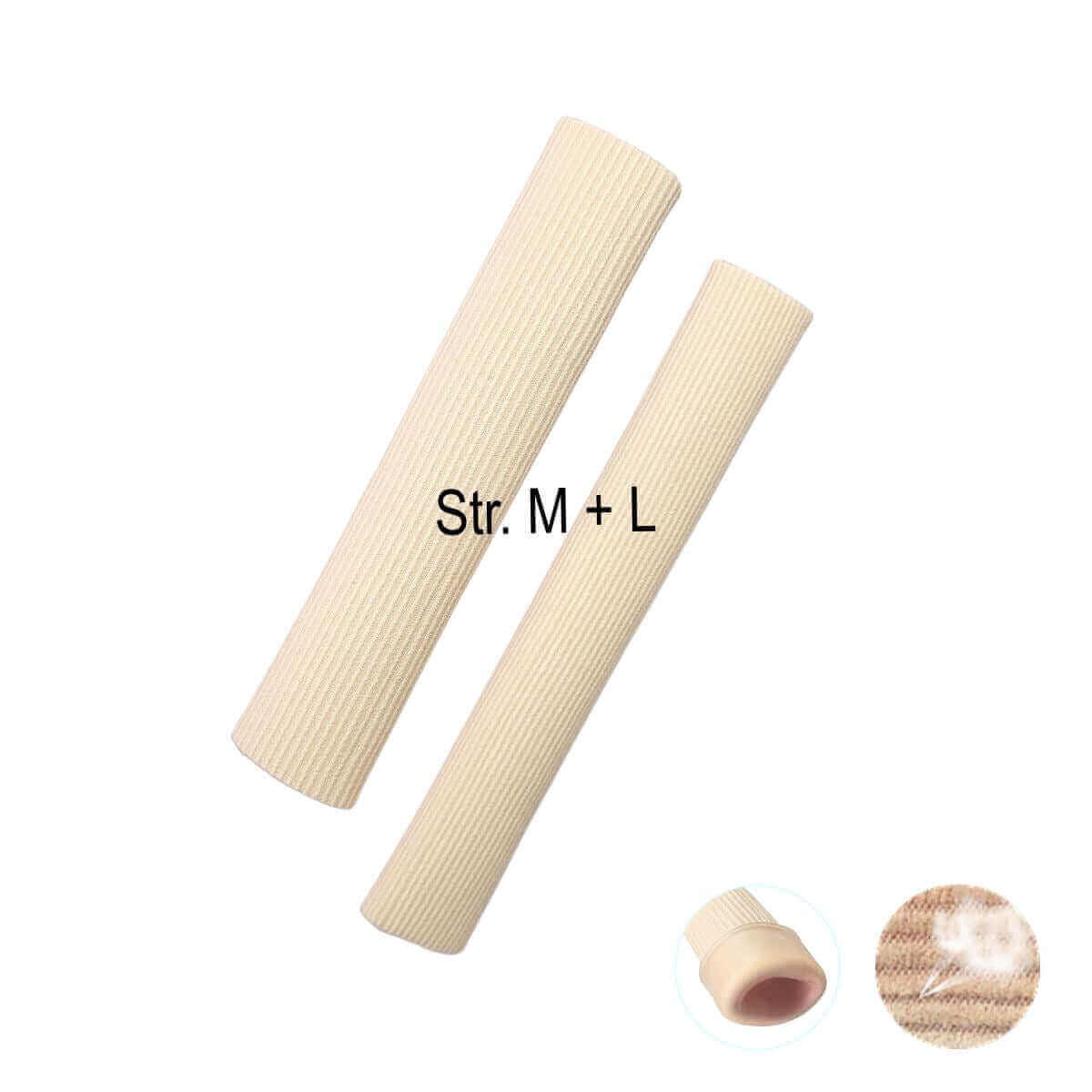 Tå rør af stof/gel beskytter mod vabler og gnavsår på tæer. Bestil 2 stk. finger og tå bandage her! Køb tåbind i str. M og L. Køb tåbind som tåskiller (15 cm) mod smerter fra friktion og tryk hos Carerelief.dk