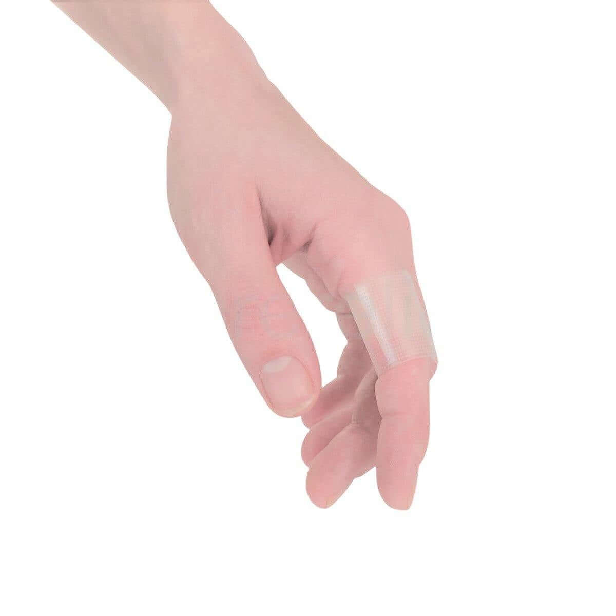 Vabelplaster i bløde og åndbare materialer, 1 rulle, 500 cm. Ideel til sart hud på tæer og fingre. Køb microporøs beskyttelses tape mod slid, vabler og gnavsår billigt her!