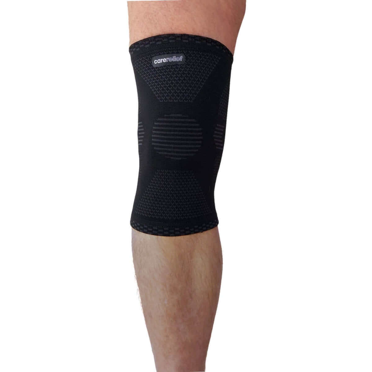 Køb knæbind med kompression og støtte til knæet efter skader og ved sport, 4 størrelser, Velsiddende støttebind til børn og voksne til brug ved smerter, skader og overbelastning fra løberknæ og slidgigt.