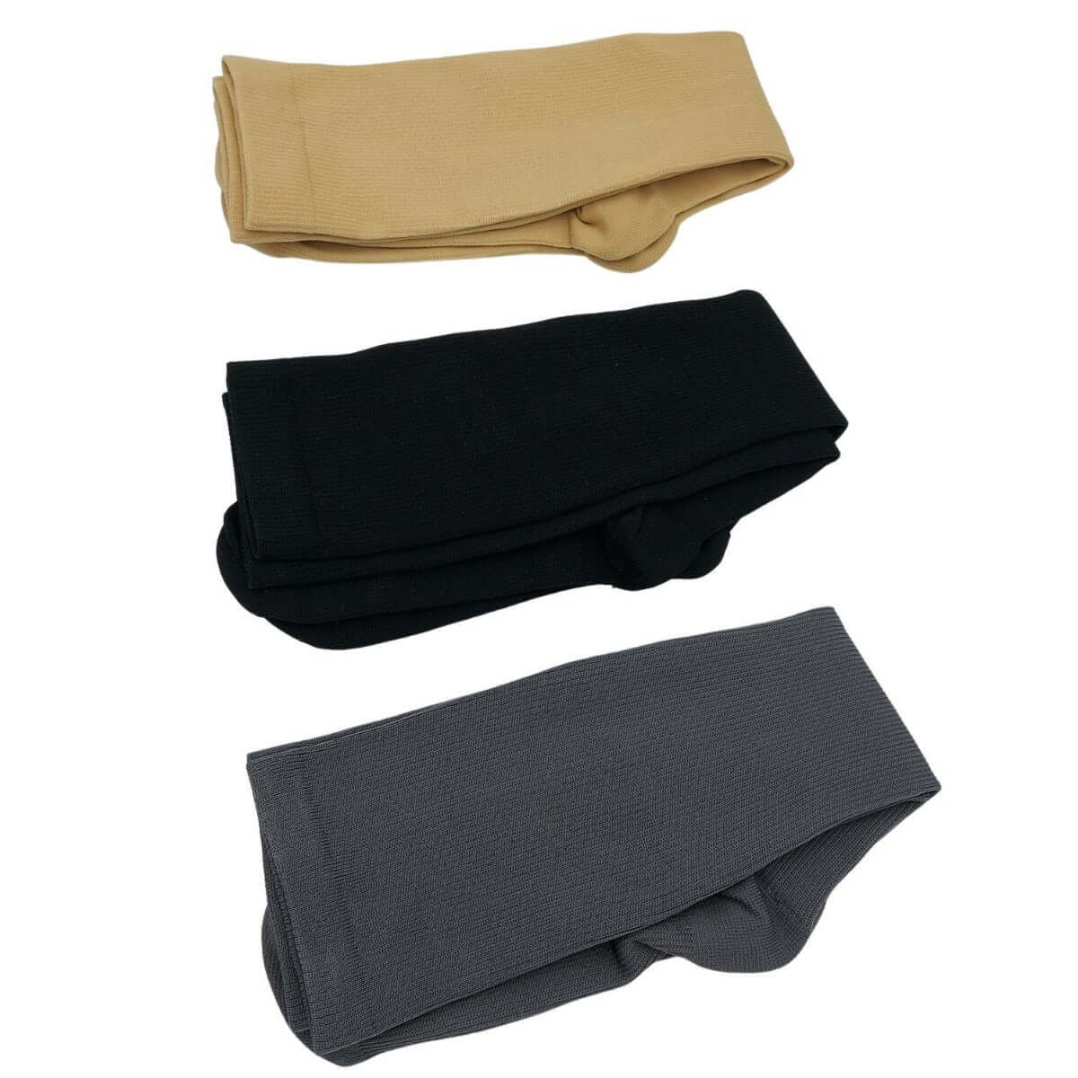 Køb bløde støttestrømper, flystrømper og løbestrømper klasse 1 mod uro og hævede ben, 1 par. Kompressionstrømper til mænd og kvinder i sort, grå eller beige, der lindrer smerter og ubehag